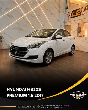 HYUNDAI HB20S 1.6 PREMIUM 16V FLEX 4P AUTOMÁTICO